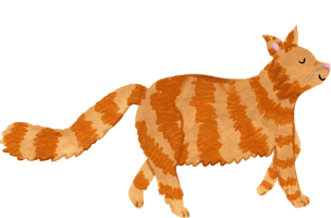 Walking cat